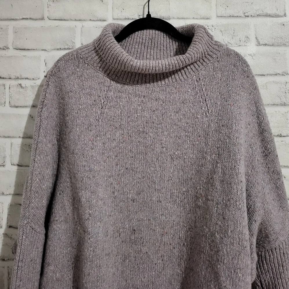 EUC Hatch The Sophie Sweater Grey‎ Confetti size 1